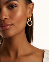 Ted Baker - Lina Double Link Crystal Drop Earrings