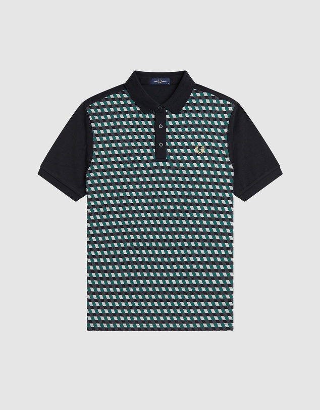 Fred Perry - Geometric Polo Shirt