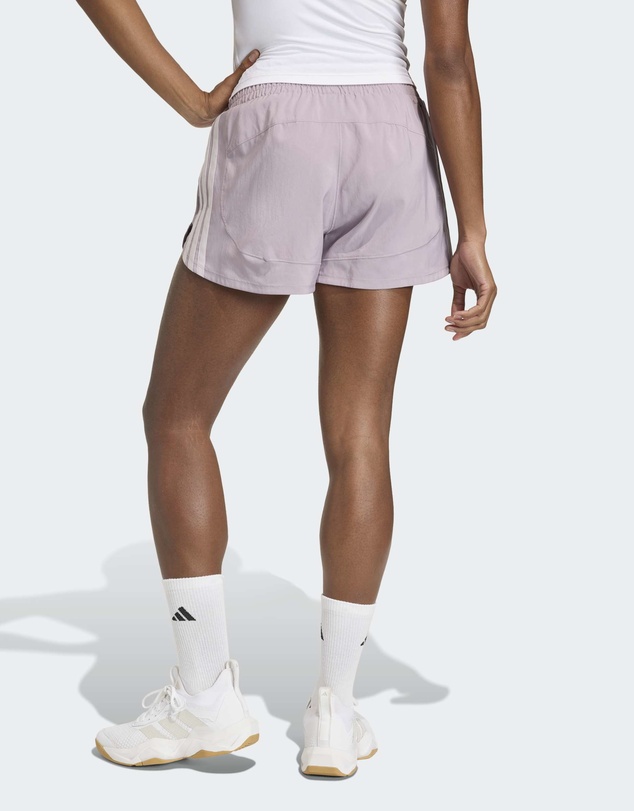 adidas Performance - Pacer Workout Woven High Rise Shorts Womens