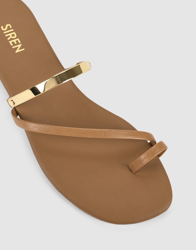 Siren - Miles Strappy Flat Sandals
