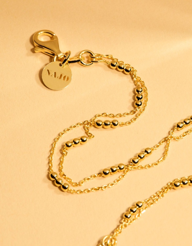 Najo - Halcyon Yellow Gold Anklet