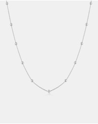 Ania Haie - Silver Beaded Chain Necklace