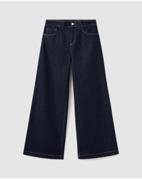 M.N.G - Wide Leg Mid-Rise Jeans
