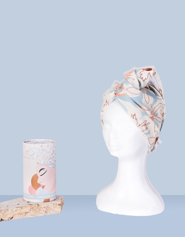 Sky Gazer - Quick Dry Hair Wrap- Altona
