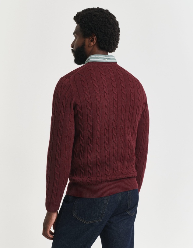 Gant - Cotton Cable Crew Neck Knit