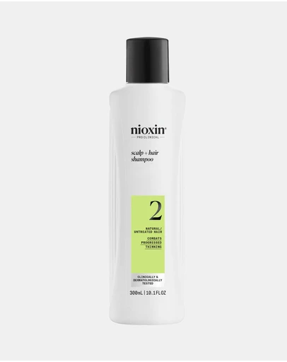 Nioxin - Nioxin System 2 Scalp + Hair Shampoo - Hair Thickening Shampoo For Natural Hair With Progressed Thinning, 300ml