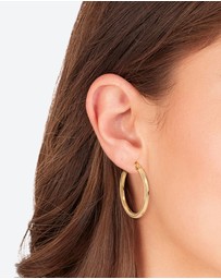 Lovisa - Gold Plated Large Hoop Earrings