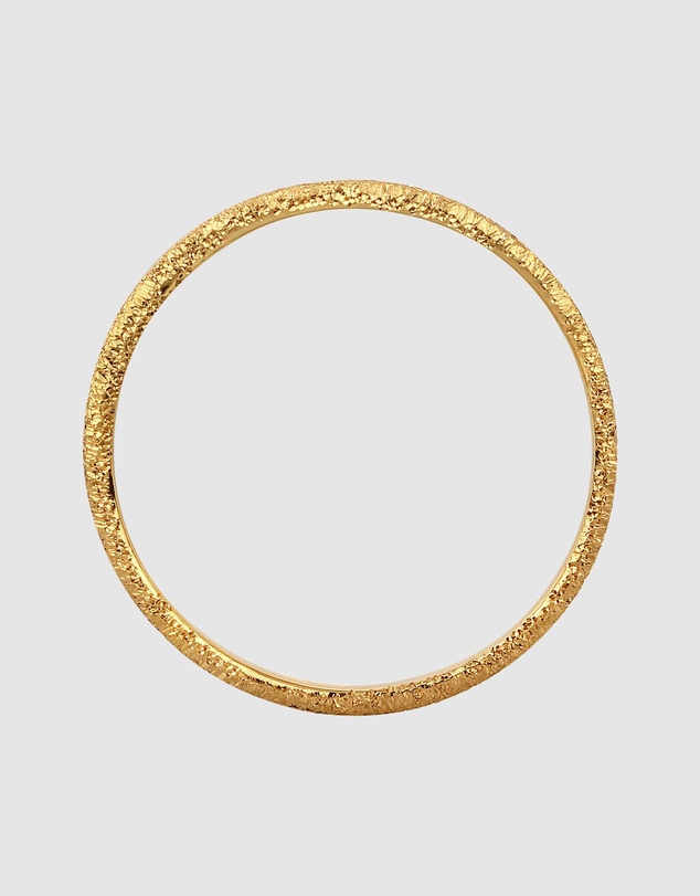 Kuzzoi - ICONIC EXCLUSIVE - Stardust Band Ring in Gold-Plated 925 Sterling Silver