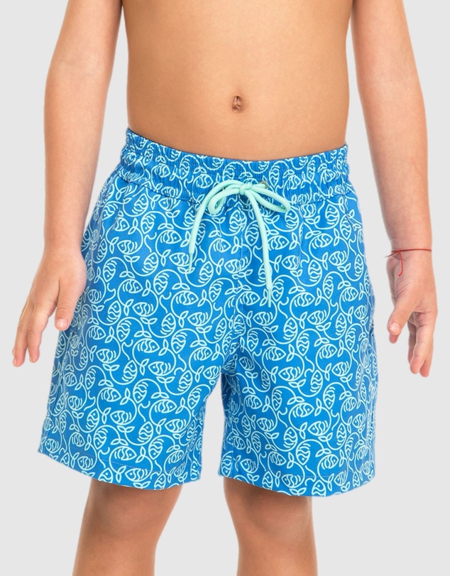 Tolu Australia - Boys Swim Shorts With Fishes