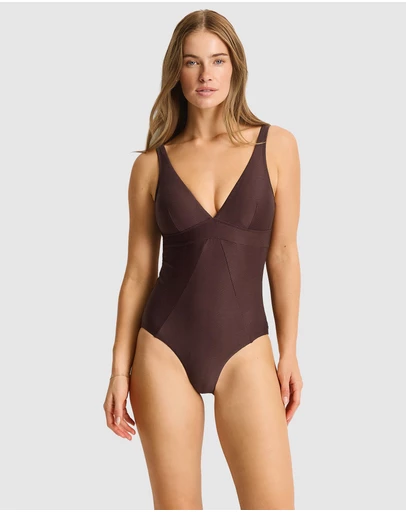 Sea Level Australia - Zen Scoop Back Panel Line One Piece