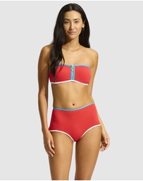 Seafolly - Beach Bound Zip Front Bandeau