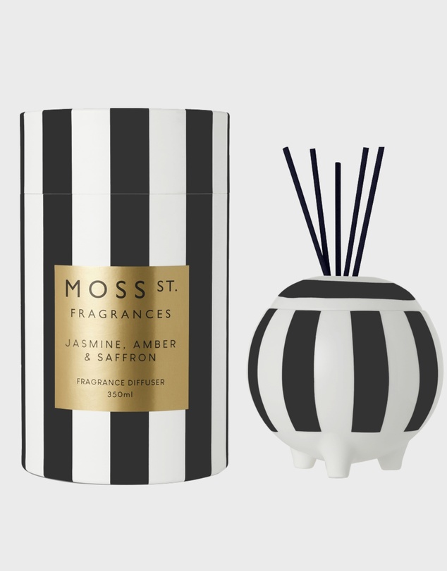 Moss St Fragrances - Jasmine, Amber & Saffron Ceramic Diffuser 350ml