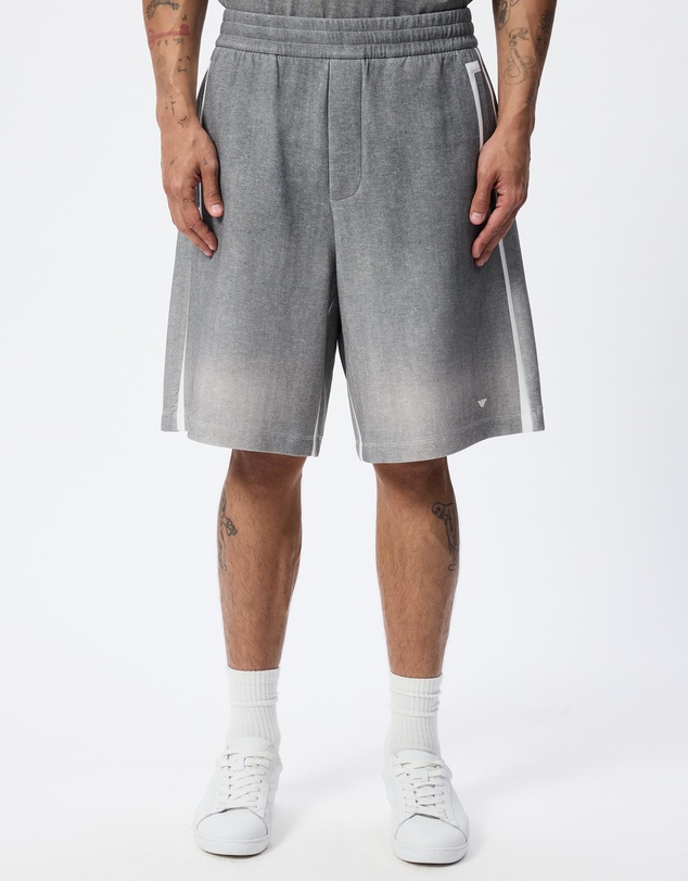 Emporio Armani - Double-Jersey Gradient Bermuda Shorts