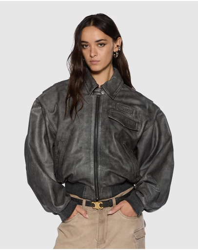 Ksubi - Highway Bomber Vintage Black