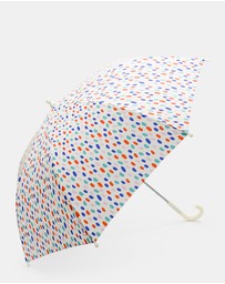 Morgan & Taylor - Kids Spots Umbrella in Multicolour Rainbow Spots