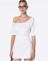 JGR & STN - Cinched Tee Mini Dress