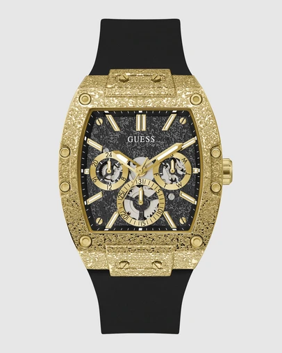 GUESS - GUESS Mens Black Multifunction Watch