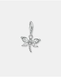 THOMAS SABO - THOMAS SABO Dragonfly with White Zirconia Charm