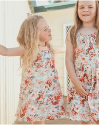 WITH LOVE FOR KIDS - Cotton Muslin A-Line Dress - Babies - Kids