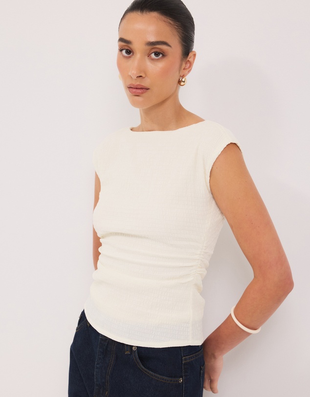 Calli - Hazel Assymetric Jersey Top