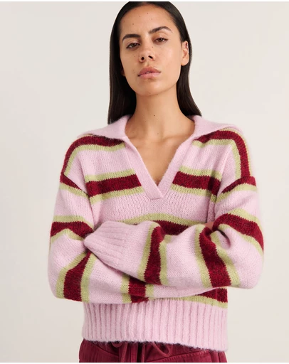 Jag - Lily Collared Knit