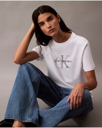 Calvin Klein Jeans - Embroidered Monogram Logo Tee