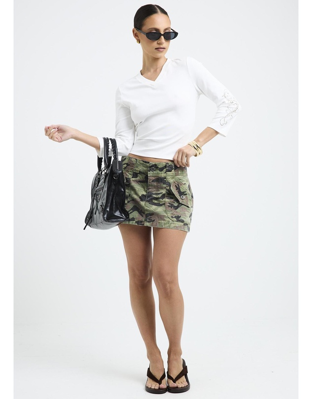 Neon Hart - Forum Camo Mini Skirt