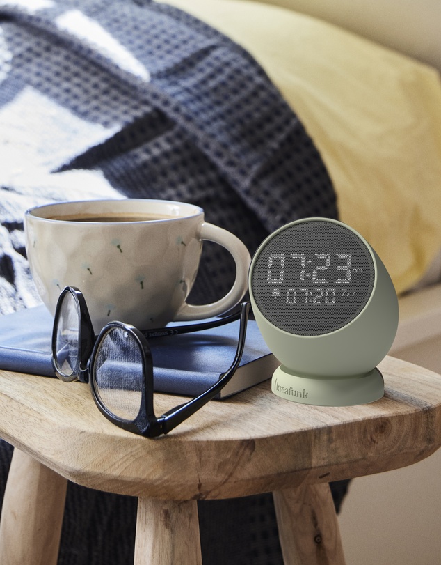 Kreafunk - Kreafunk Bell Alarm Clock - Dusty Olive