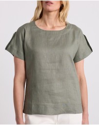 David Lawrence - Melinda Linen Mix Tee