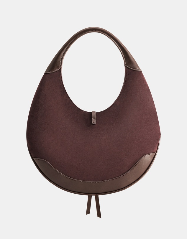 JW PEI - Colette Faux Suede Crescent Hobo Bag