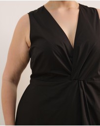 Atmos&Here Curvy - Ida Cotton Poplin Midi Dress