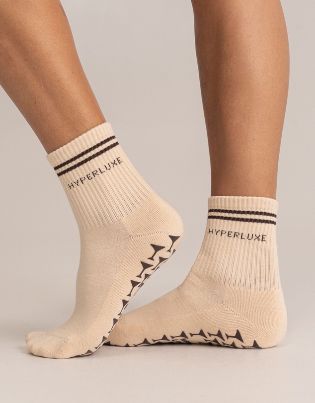HyperLuxe The Label - Pilates Crew Sock