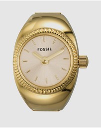 Fossil - Fossil Ring Watch Gold Watch ES5246