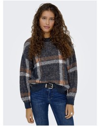 ONLY - Marion Check Knit Jumper
