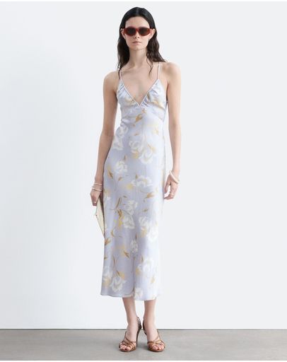 Light Blue & Floral