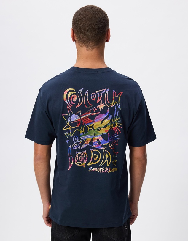 Scotch & Soda - Front And Back Artwork Relaxed-Fit T-Shirt