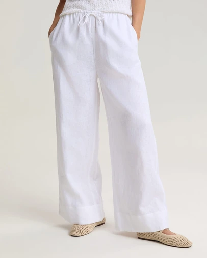 Sportscraft - Ariana Wide Leg Linen Pant