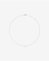 Michael Hill - Diamond Serendipity Single Stone Necklace in Sterling Silver