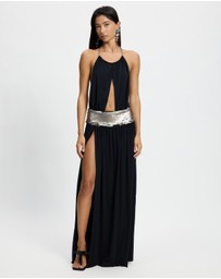 Jaded London - Beaded Belt Maxi Dress