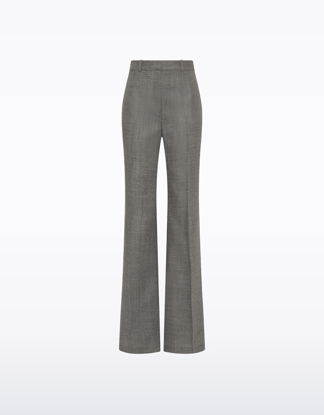 Carla Zampatti - Grey Melange Wool Suiting Pant