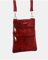 Pierre Cardin - Pierre Cardin Nylon Anti-Theft Cross Body Bag