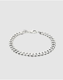 Kuzzoi - ICONIC EXCLUSIVE - Bracelet Male Curb Chain 925 Sterling Silver