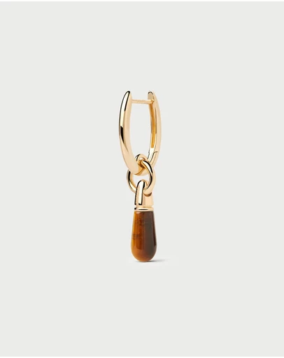 PDPAOLA - Tiger Eye Jupiter Single Hoop