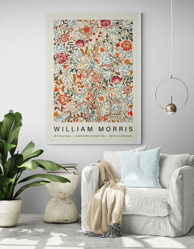 Inka Arthouse - Vintage Flower by William Morris Art Print