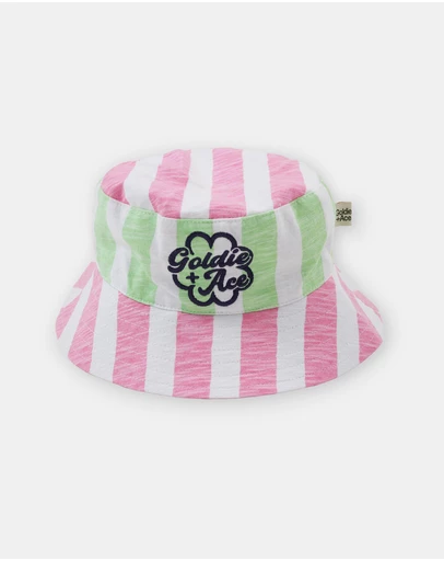 Goldie + Ace - Stripe Bucket Hat - Babies-Kids