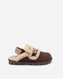 Ozwear Connection Uggs - Ugg Violet Shearling Slipper (Elastic Logo) (Detachable Feature)