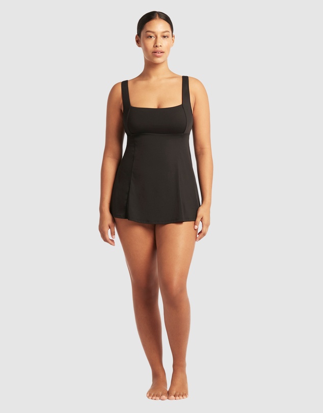 Sea Level Australia - Essentials Square Neck Swim Dress
