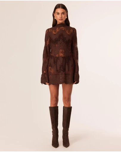 SNDYS - Astra Lace Mini Dress