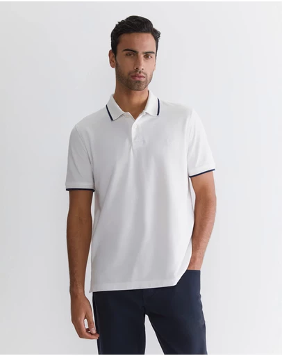 Sportscraft - Sc Tipped Pique Polo