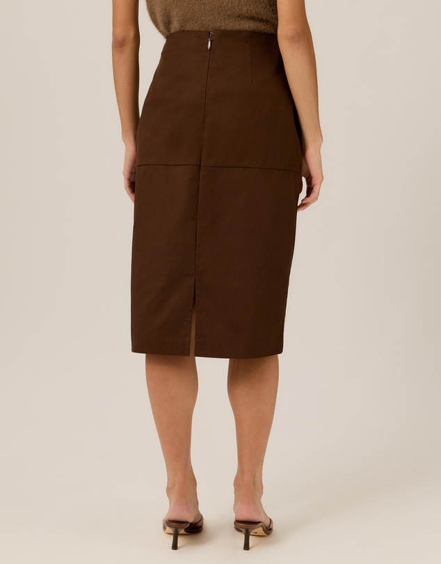 Tussah - Cory Twill Pencil Skirt